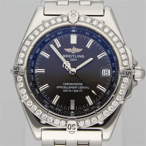 breitling damen wings|breitling a10350.